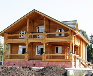 Строительство дома с фундаментом по готовому типовому проекту